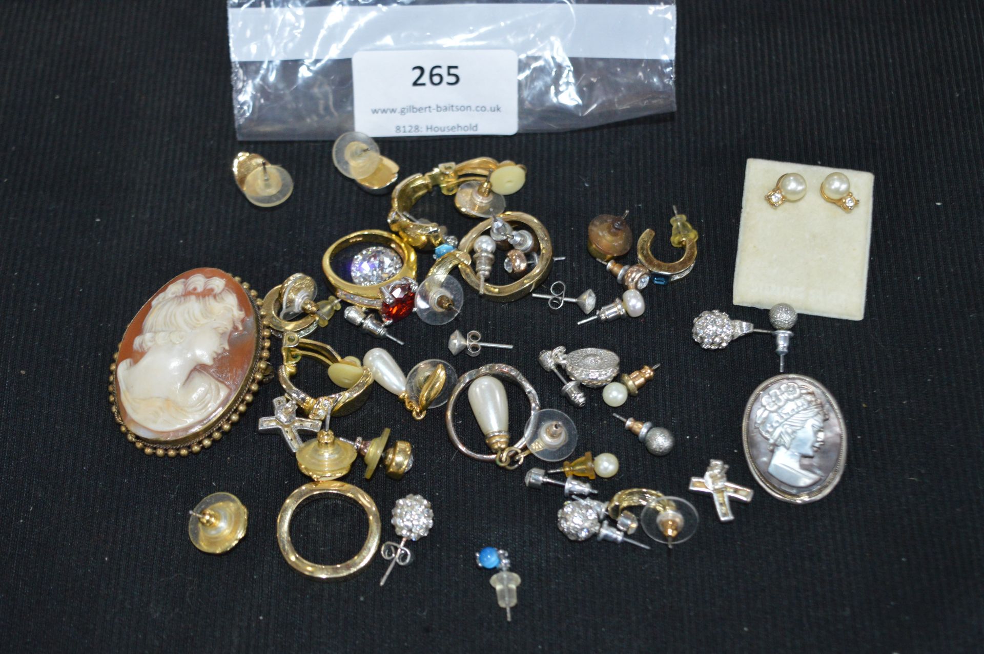 Assorted Jewellery; Caemos, Earrings, Rings, etc.