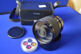 Sigma 600mm f8 Mirror Lens Olympus OM Mount