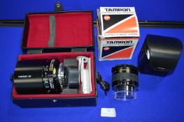 Tamron SP 500mm f8 Mirror Lens Olympus OM Mount pl