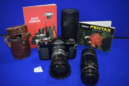 Pentax S1A Black Camera Body with Pentax Lens