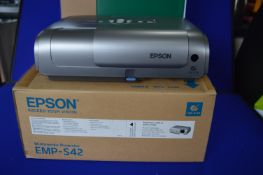 Boxed Epson EMp S42 Multimedia Projector