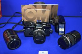 Olympus OM2M Camera Body Kit with Olympus Lenses