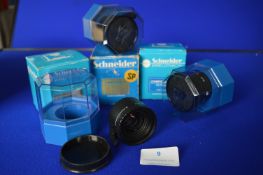 Three Enlarger Lenses