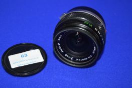 Olympus OM 21mm f3.5 Lens