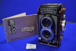 Rolleiflex TLR Camera with Part Case