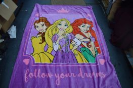 *Disney Princess Throw