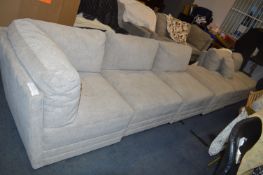 *6pc Fabric Sectional Sofa