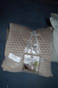 *Honeycomb Cushion 2pk (Taupe)