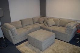 *6pc Fabric Sectional Sofa