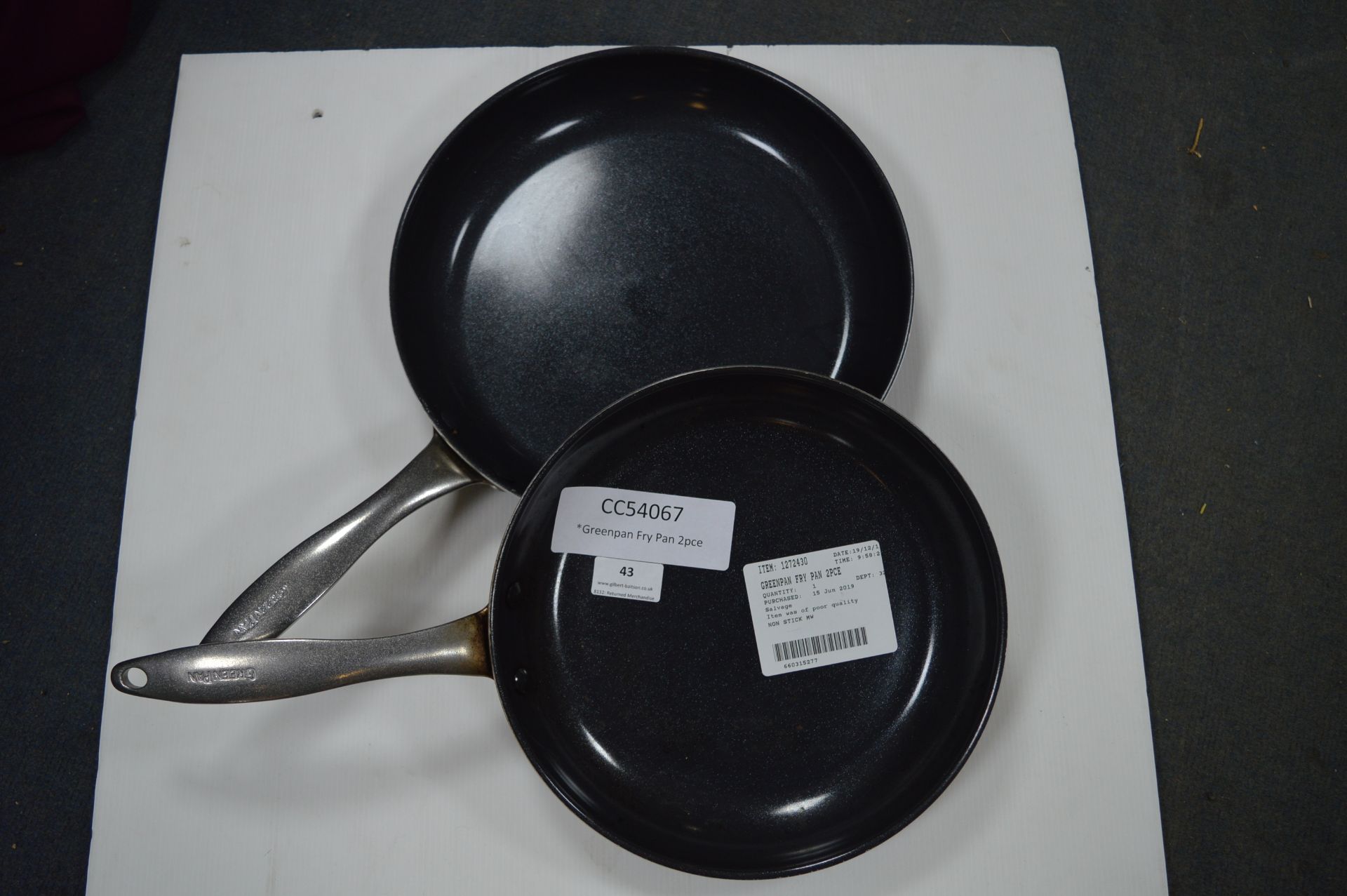 *Greenpan 2pc Fry Pan Set