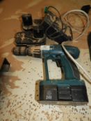 *24v Cordless Drill with Two Chargers and Battery