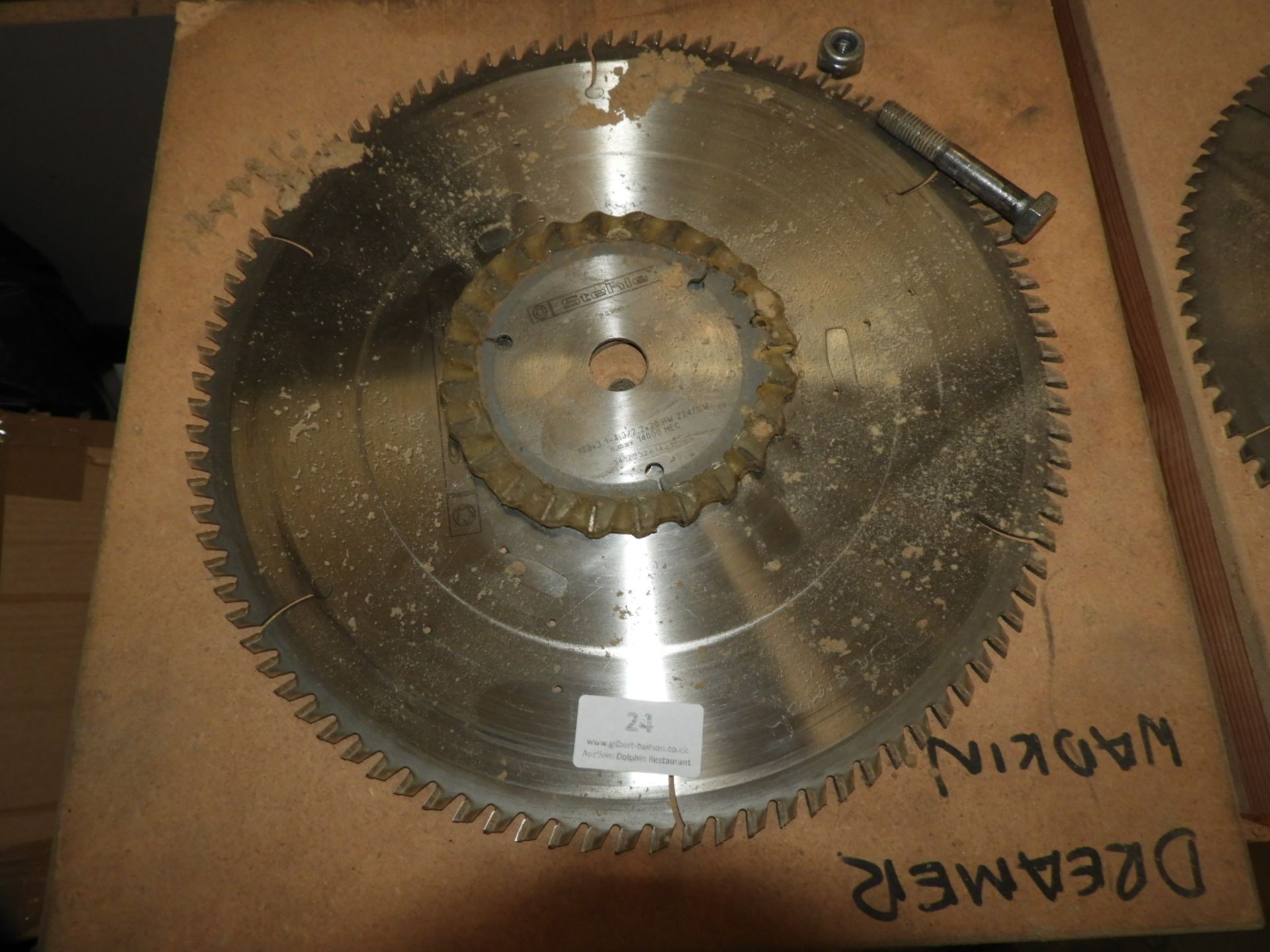 *Pair of TCT Saw Blades (to suit lot 3)