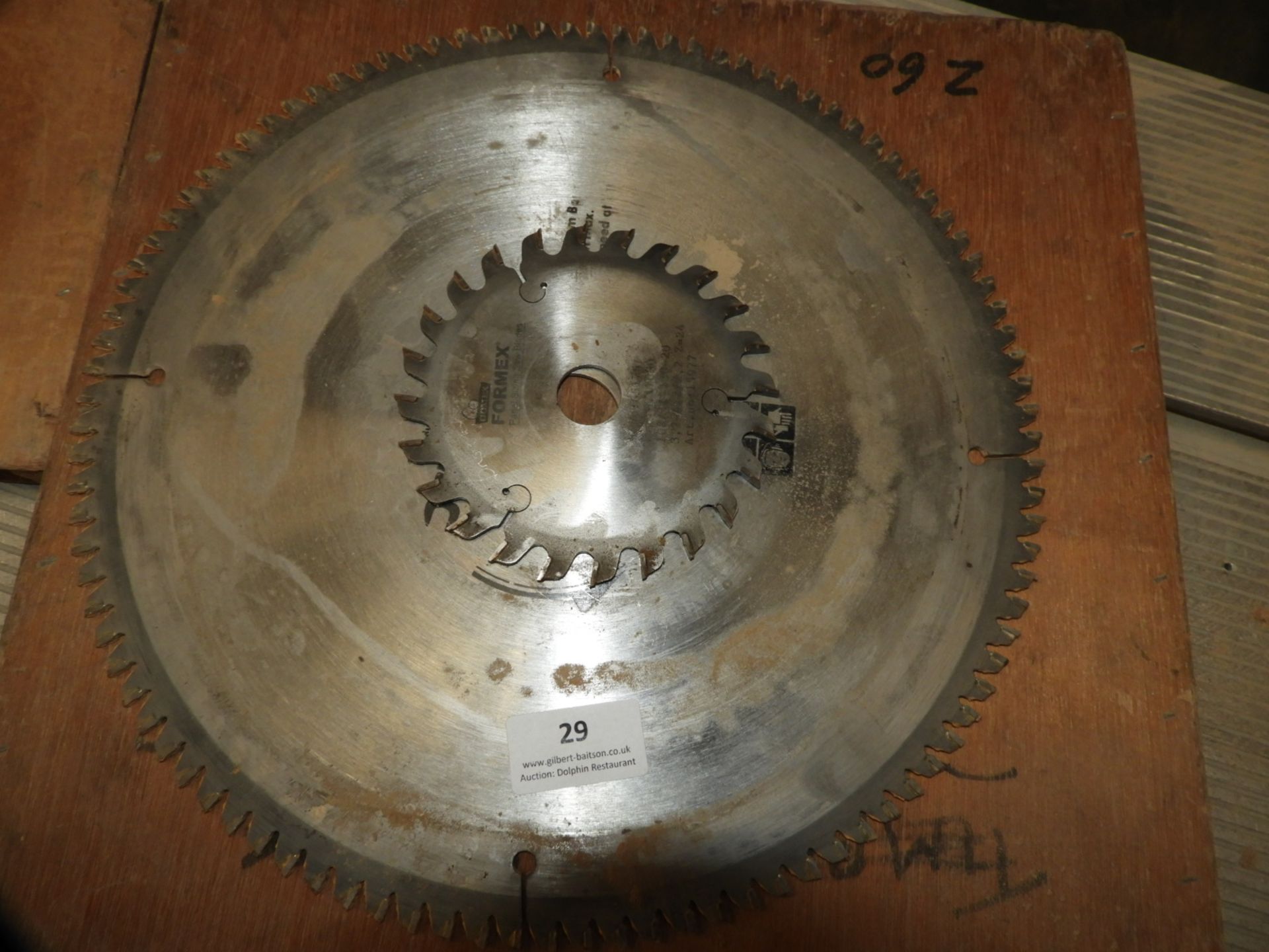 *Pair of TCT Saw Blades (to suit lot 3)