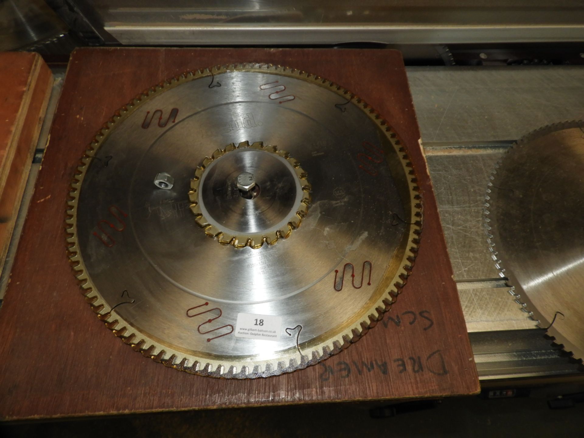 *Pair of Resharpened TCT Saw Blades (to suit lot 2