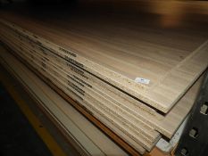 *Thirteen Sheets of 200x280x18mm Faced Chipboard