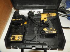 *Dewalt 18V Cordless Drill with Spare Battery, Cha