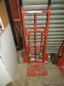 *Red Tubular Steel Sack Barrow (No Wheels)