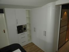 *Glacia Range of Wardrobes in Super Matt White Finish