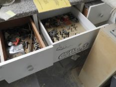 *Nine Drawer Base Unit Containing a Quantity of Ro