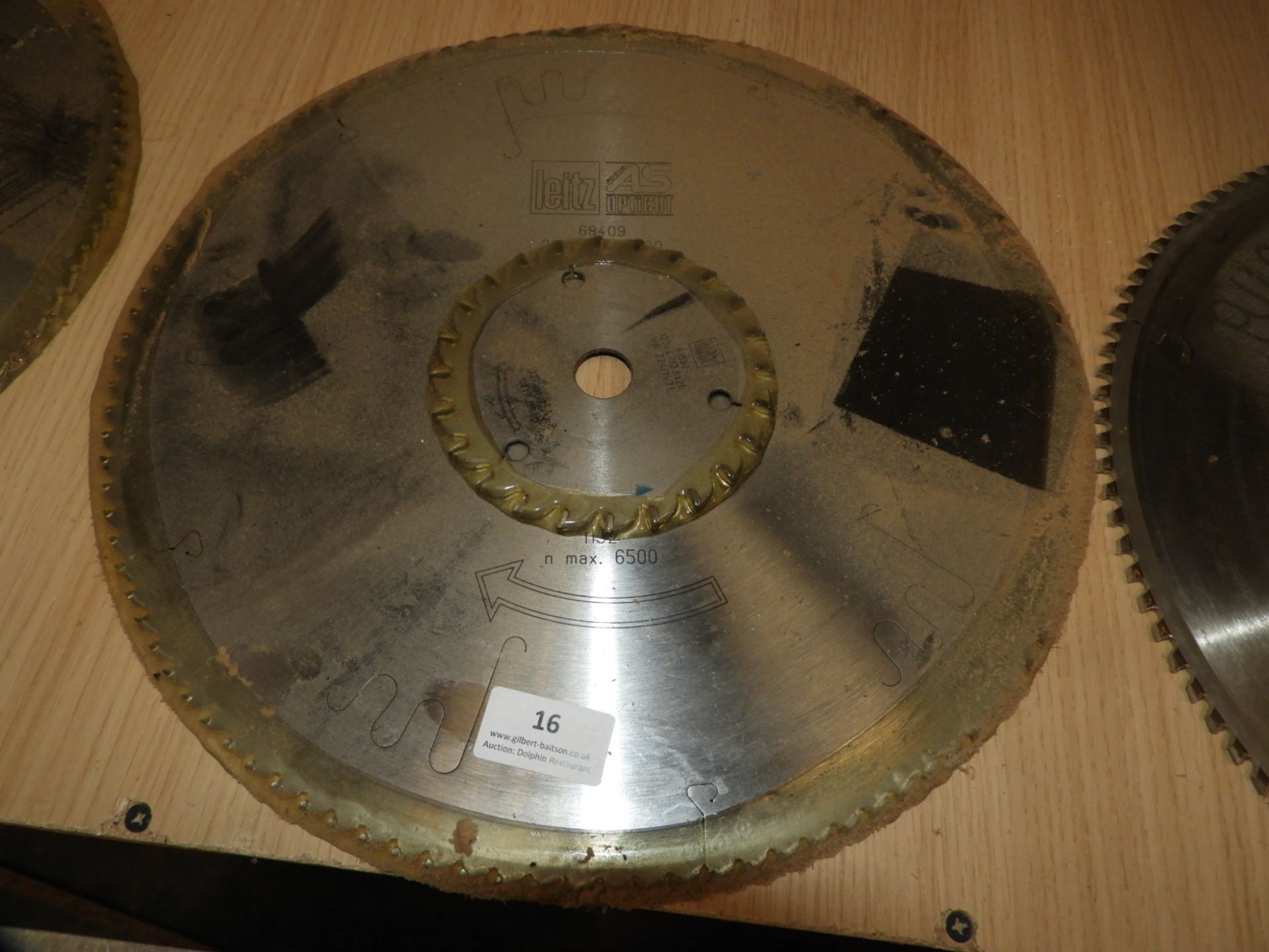 *Pair of Resharpened TCT Saw Blades (to suit lot 2