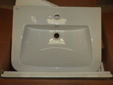*Ventuno 65cm Semi Countertop Wash Hand Basin
