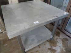 *Small Square Stainless Steel Stand ~60x60cm