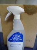 Six 0.75L Spray Bottles of Titan Liquid Sanitiser