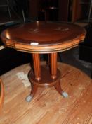 *Reproduction Mahogany Circular Occasional Table