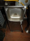 *Stainless Steel Inset Sink Unit with Right Hand Drainer & Swan Neck Tap