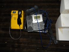 *Three Cisco Voip Telephones and a Taxi Phone