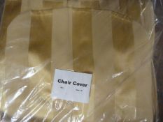 *49 Gold Damask Chair Covers