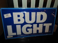 *Bud Light Advertising Sign