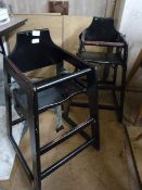 Two Wooden Highchairs