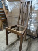 *Thirteen Wooden Dining Chair Frames