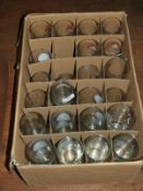 *Box of Assorted Branded Half and Pint Glasses