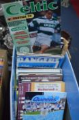 Box of Scottish Football Programmes