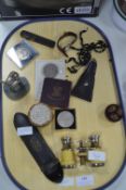 Tray Lot of Collectibles; Opera Glasses, Vintage S