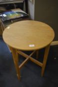 Pine Circular Occasional Table