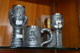 Two Chalices and a Tankard by Alator