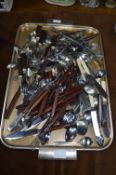 Tray of Assorted Cutlery