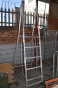 Heavy Duty Folding Aluminium Platform Steps