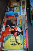 Two Boxes of Children's Toys and Books