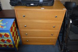 Four Height Beech Bedroom Chest