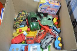 Playworn Dinky and Corgi Diecast Cars plus Chipper