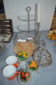 Glass Cake Stands, Cheese Dome, Toast Rack, etc.