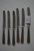 Hallmarked Silver Fruit Knives