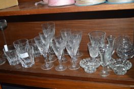 Wine Glasses, Tumblers, etc.