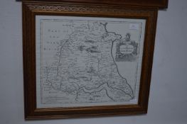 Framed Map East Riding of Yorkshire