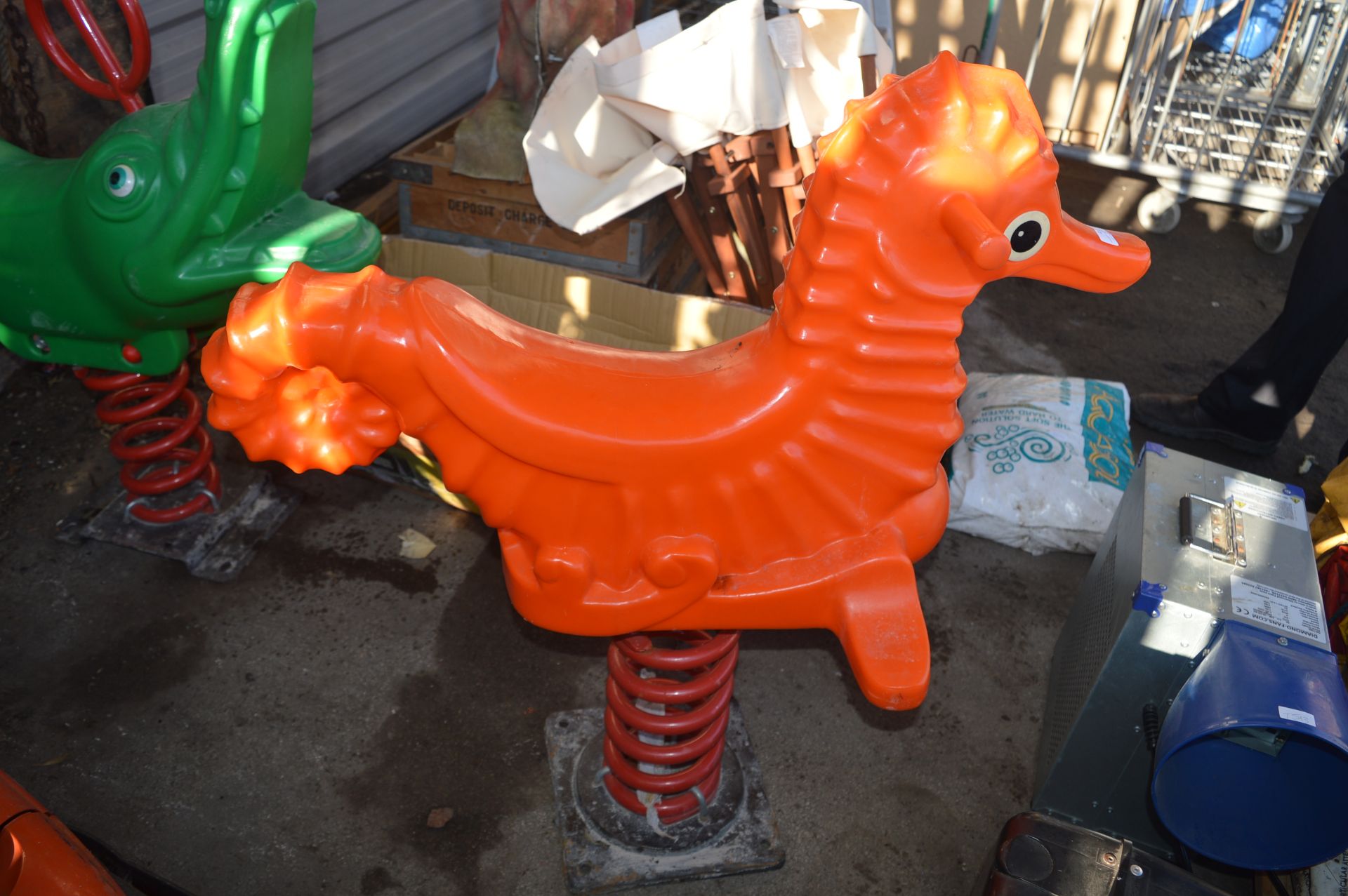 Children's Ride On Playground Seahorse