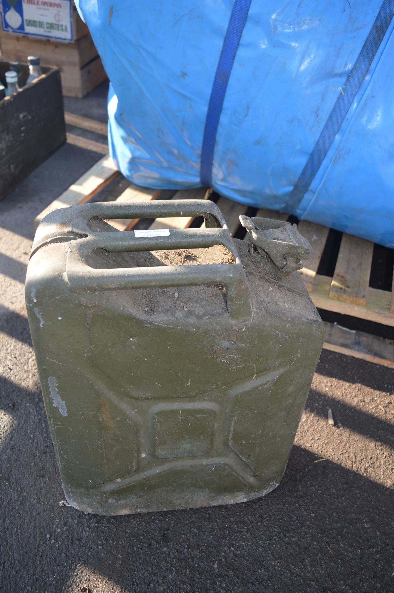 Green Painted Jerry Can